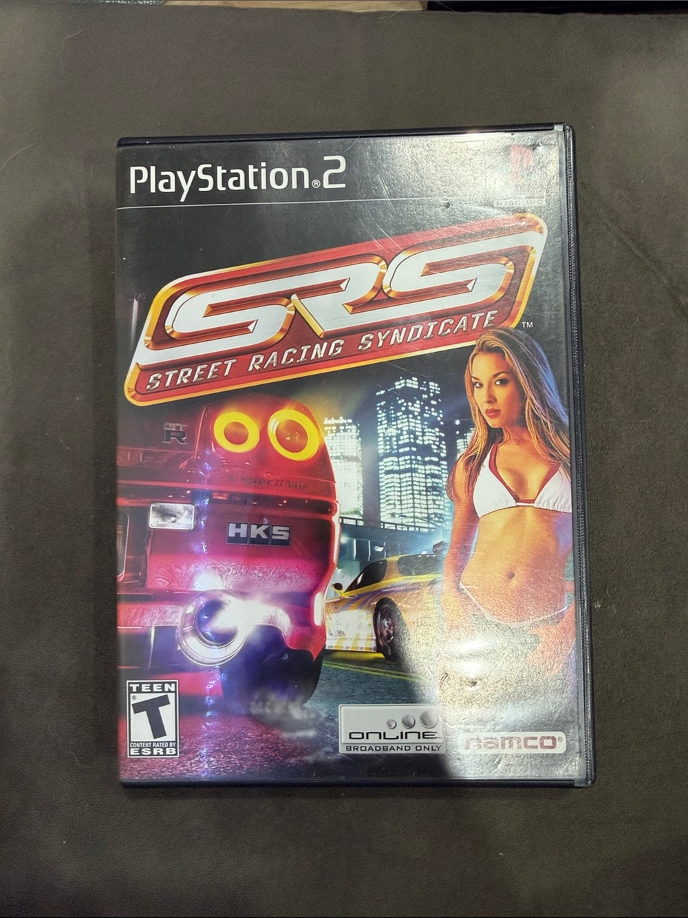 Sony PlayStation 2 SRS Street Racing Syndicate - Red and Yellow Cover